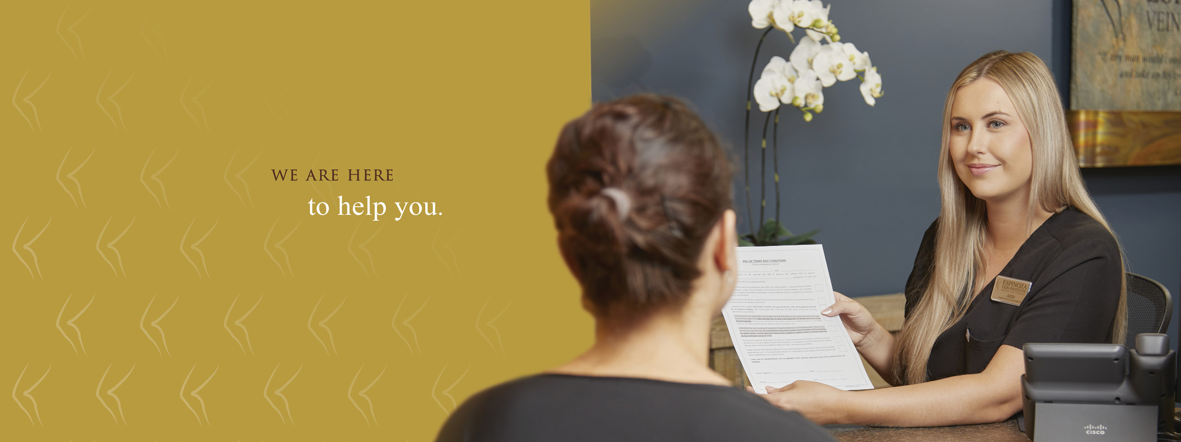 Patient Information from Espinoza Vein Institute in South Carolina